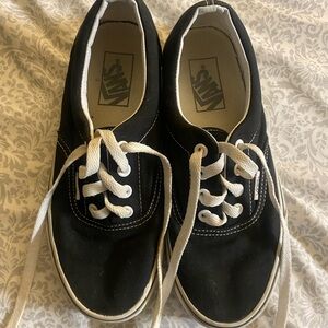 Vans Black Canvas Sneakers